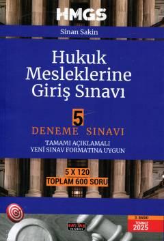 HMGS Hukuk Mesleklerine Giriş Sınavı 5 Deneme Sınavı