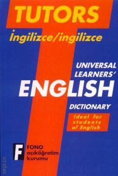 Tutors İngilizce - İngilizce Sözlük Yazar Belirtilmemiş