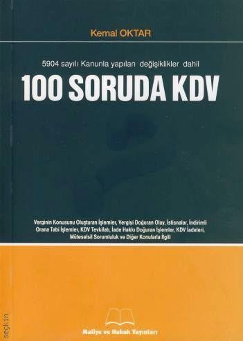 100 Soruda KDV Kemal Oktar  - Kitap