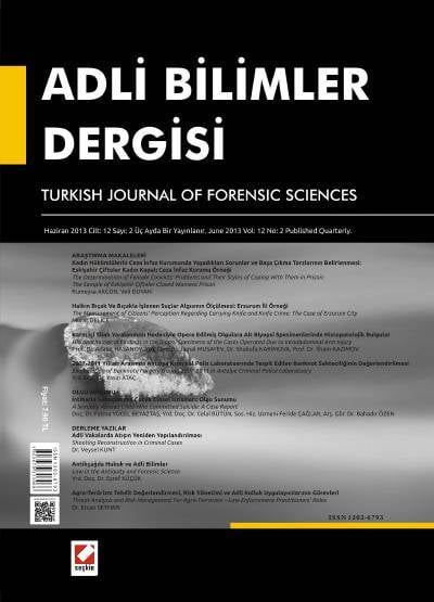 Adli Bilimler Dergisi – Cilt:12 Sayı:2 Haziran 2013 
 Prof. Dr. İ. Hamit Hancı 