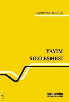 Yayım Sözleşmesi Dr. Emre Cumalıoğlu  - Kitap