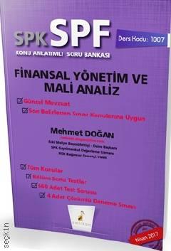 SPK – SPF Finansal Yönetim ve Mali Analiz Konu Anlatımlı Soru Bankası Mehmet Doğan  - Kitap
