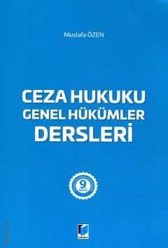 Ceza Hukuku Genel Hükümler Dersleri