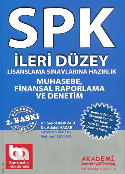 SPK İleri Düzey, Muhasebe – Finansal Raporlama ve Denetim Dr. Şenol Babuşcu, Dr. Adalet Hazar  - Kitap