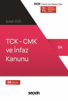 TCK – CMK ve İnfaz Kanunu (Cep Kitabı)