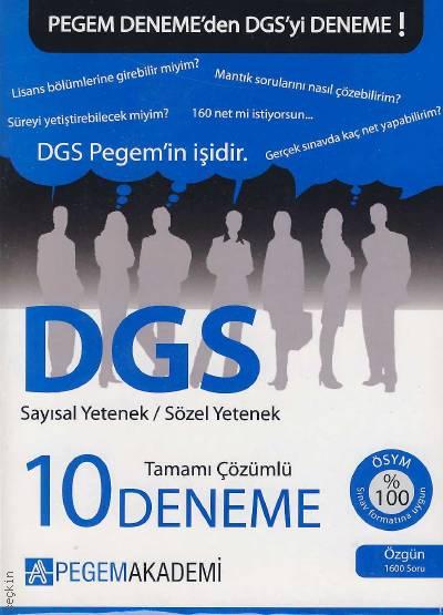 DGS Tamamı Çözümlü 10 Deneme Sayısal Yetenek – Sözel Yetenek Yazar Belirtilmemiş  - Kitap