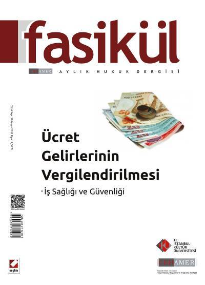 Fasikül Aylık Hukuk Dergisi Sayı:30 Mayıs 2012 Bahri Öztürk