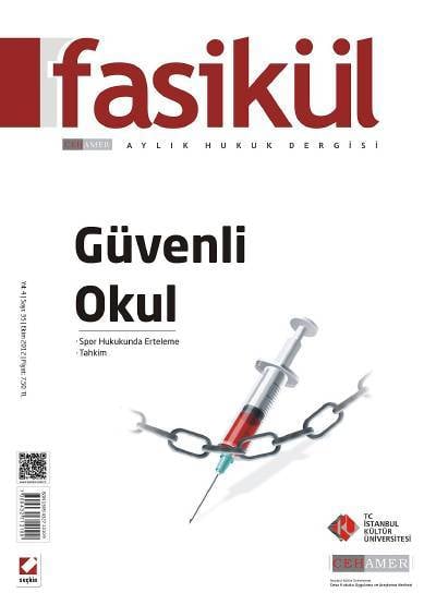 Fasikül Aylık Hukuk Dergisi Sayı:35 Ekim 2012 Bahri Öztürk