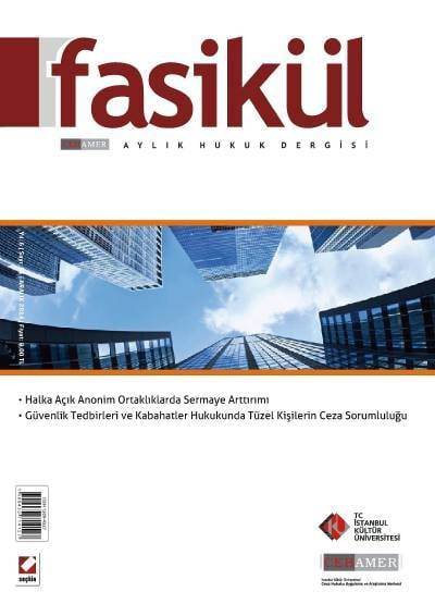 Fasikül Aylık Hukuk Dergisi Sayı:61 Aralık 2014 Prof. Dr. Bahri Öztürk 