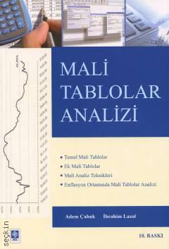 Mali Tablolar Analizi Öğr. Üyesi Adem Çabuk, Prof. Dr. İbrahim Lazol  - Kitap
