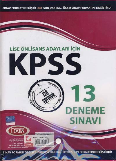 KPSS 13 Deneme Sınavı Yazar Belirtilmemiş